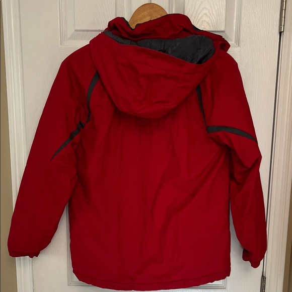 Columbia Bold Ski Red Jacket with Dark Grey Accents. Boys 14/16 - Picture 8 of 10
